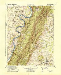 Round Hill 1944 topographic map thumbnail
