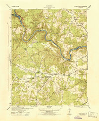 Salem Church 1944 topographic map preview