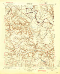 Studley 1938 topographic map preview