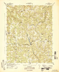 Upper Zion 1942 topographic map thumbnail