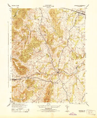Upperville 1944 topographic map thumbnail