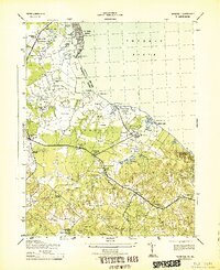 Wakefield 1943 topographic map thumbnail