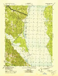 Widewater 1944 topographic map thumbnail