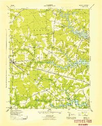 Windsor 1944 topographic map preview