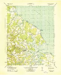 Yeocomico topographic map thumbnail