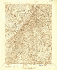 Buena Vista 1935 topographic map thumbnail