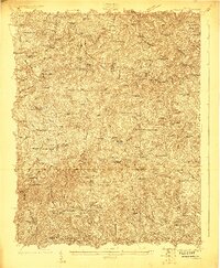 Callands 1922 topographic map thumbnail