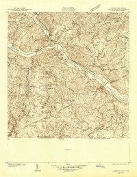 Clarksville 1941 topographic map thumbnail