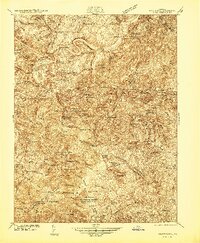 Front Royal 1939 topographic map thumbnail