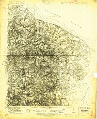 Heathsville 1917 topographic map thumbnail