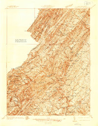 Middletown 1937 topographic map thumbnail