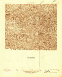 Mouth of Wilson 1935 topographic map thumbnail
