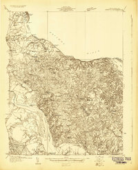 Wakefield 1930 topographic map thumbnail