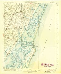 Accomac 1935 topographic map thumbnail