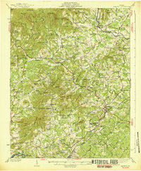 Amherst 1939 topographic map thumbnail