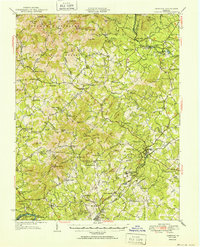 Amherst 1952 topographic map thumbnail