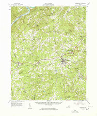 Appomattox 1958 topographic map thumbnail