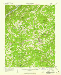 Appomattox 1958 topographic map thumbnail