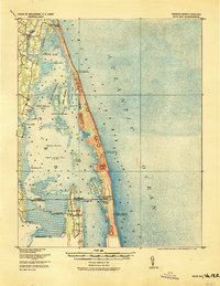 Back Bay 1916 topographic map thumbnail
