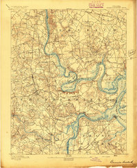 Bermuda Hundred 1894 topographic map thumbnail