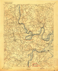 Bermuda Hundred 1894 topographic map thumbnail