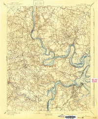 Bermuda Hundred 1894 topographic map thumbnail