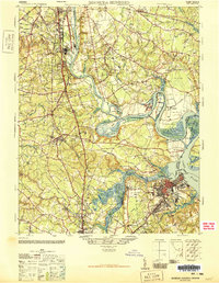Bermuda Hundred topographic map thumbnail