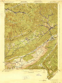 Big Stone Gap 1929 topographic map thumbnail