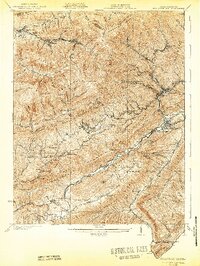 Big Stone Gap 1929 topographic map thumbnail