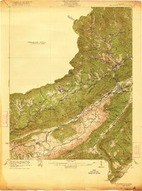 Big Stone Gap 1922 topographic map thumbnail