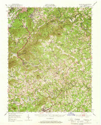 Boones Mill 1951 topographic map thumbnail