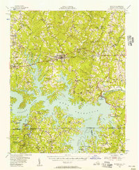 Boydton 1955 topographic map preview