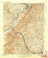Buena Vista 1939 topographic map thumbnail
