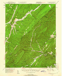 Callaghan 1946 topographic map thumbnail
