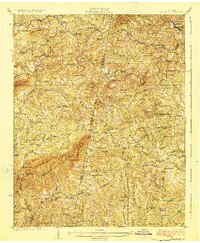Callands 1924 topographic map thumbnail