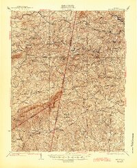 Callands 1924 topographic map thumbnail