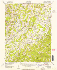 Catlett 1943 topographic map thumbnail
