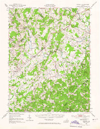 Catlett 1943 topographic map thumbnail