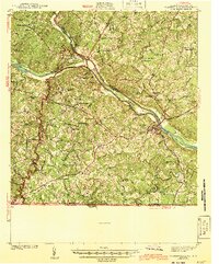 Clarksville 1943 topographic map thumbnail
