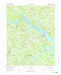Clarksville topographic map thumbnail