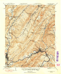 Clifton Forge 1949 topographic map thumbnail