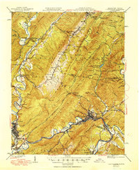Clifton Forge 1949 topographic map thumbnail
