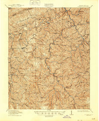 Clintwood 1915 topographic map thumbnail