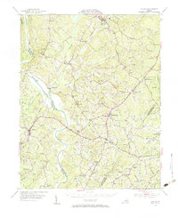 Clover 1954 topographic map thumbnail