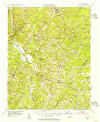 Clover 1954 topographic map thumbnail