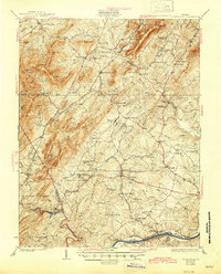 Covesville 1929 topographic map thumbnail