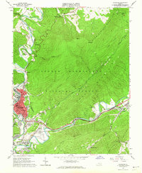 Covington 1962 topographic map thumbnail