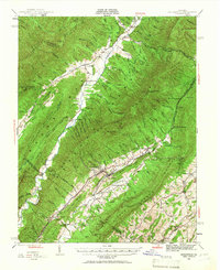 Craigsville 1943 topographic map thumbnail