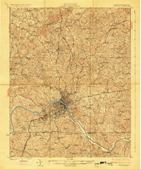 Danville 1925 topographic map thumbnail