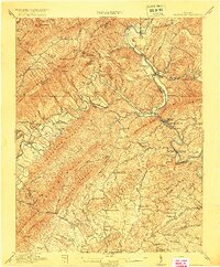 Eagle Rock 1915 topographic map thumbnail